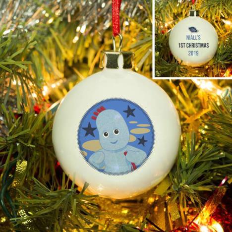 Personalised In The Night Garden Igglepiggle 1st Christmas Bauble Extra Image 1